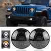 Factory Motorcycle Car Spotlight Waterproof 7" Inch Round Led Dirt Bike Headlight For Jeep Wrangler For Motorcycle