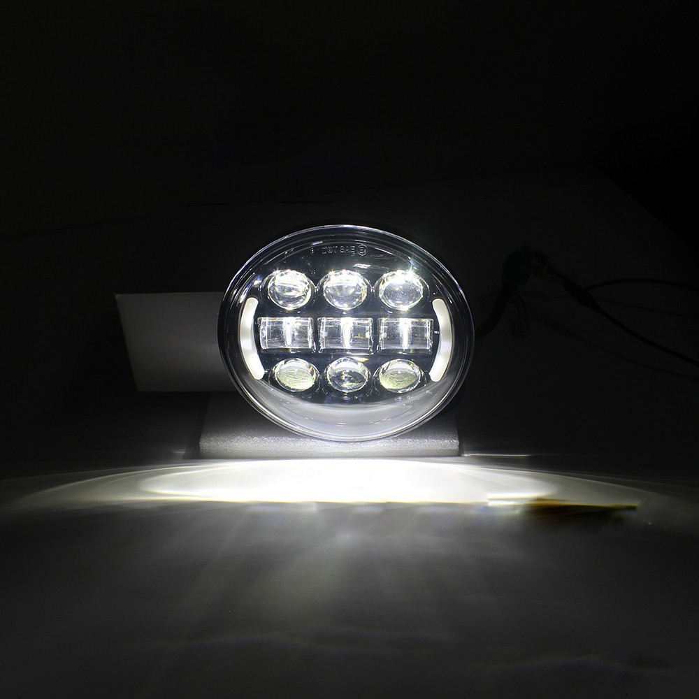 Motorcycle Led Headlight 6 Inches 30w Motorcycle Front Head Light High Low Beam Led For Universal Motorcycle And Car
