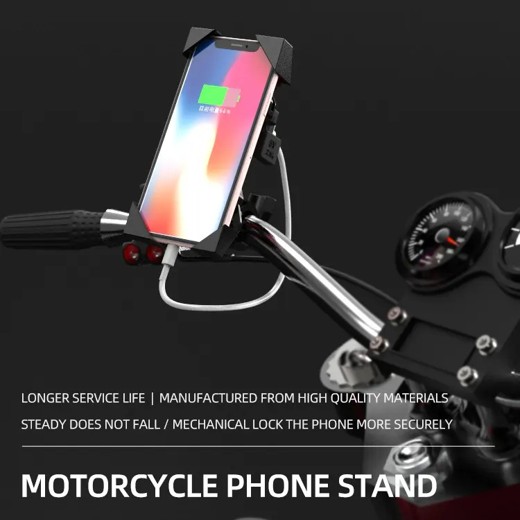 Adjustable 4 Claws universal bike all size mount Silicone Waterproof Outdoor Mountain motorcycle phone holder