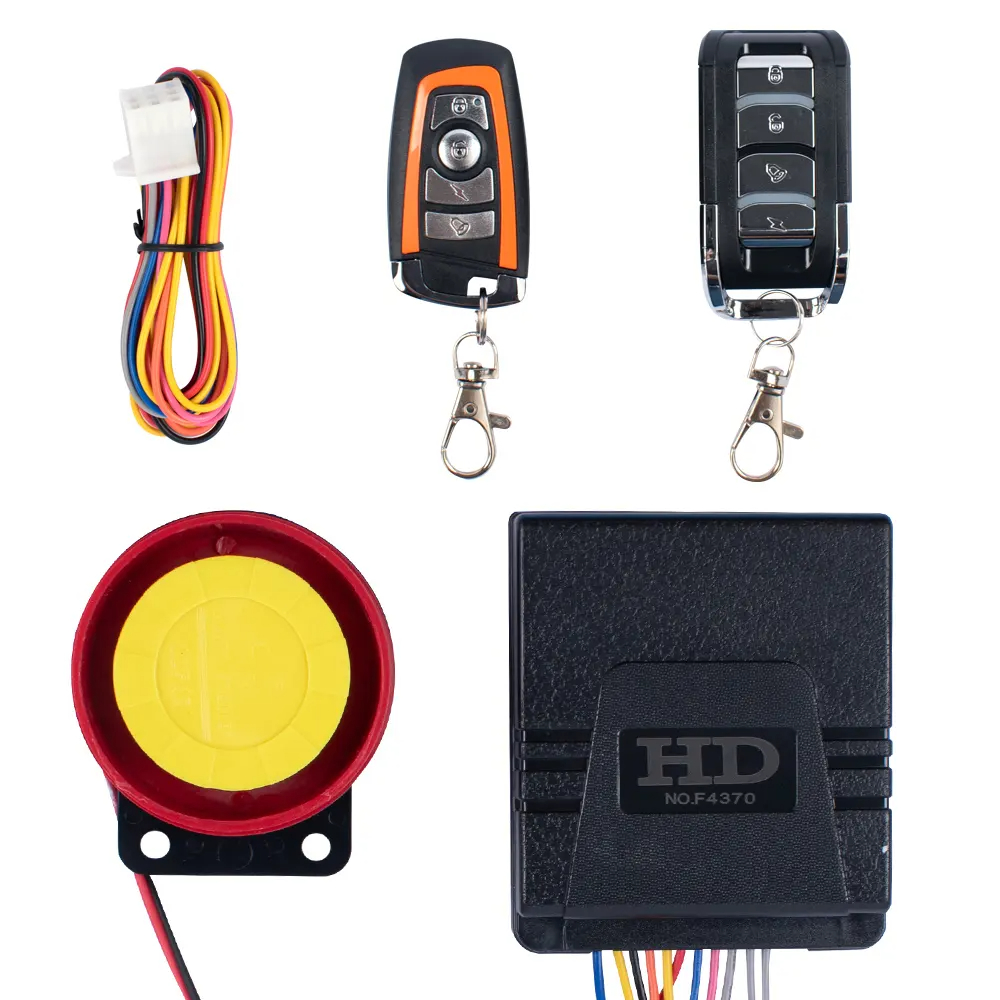 Universal 125DB tweeter design lever 5 sensor anti theft far transmission sound alarm motorcycle locks