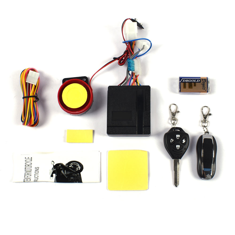 Cut Wise Anti Theft Protection One Click 12V Remote Control Motorcycle Security Alarma Para Moto Car Alarm SystemPopular