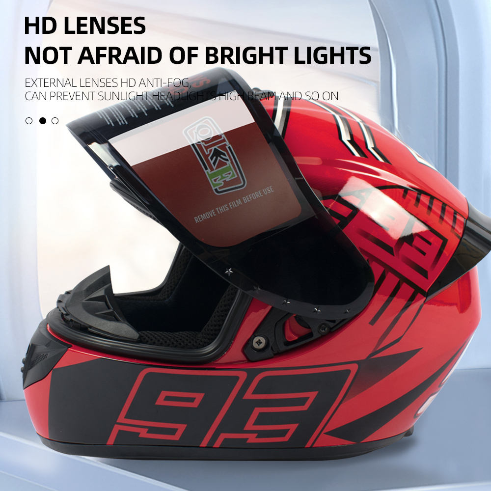 New Safety Breathable Helmet Integrally-mold Full Face Removable Bicycle Helmet Dirt Bike Motorcycle Helmet