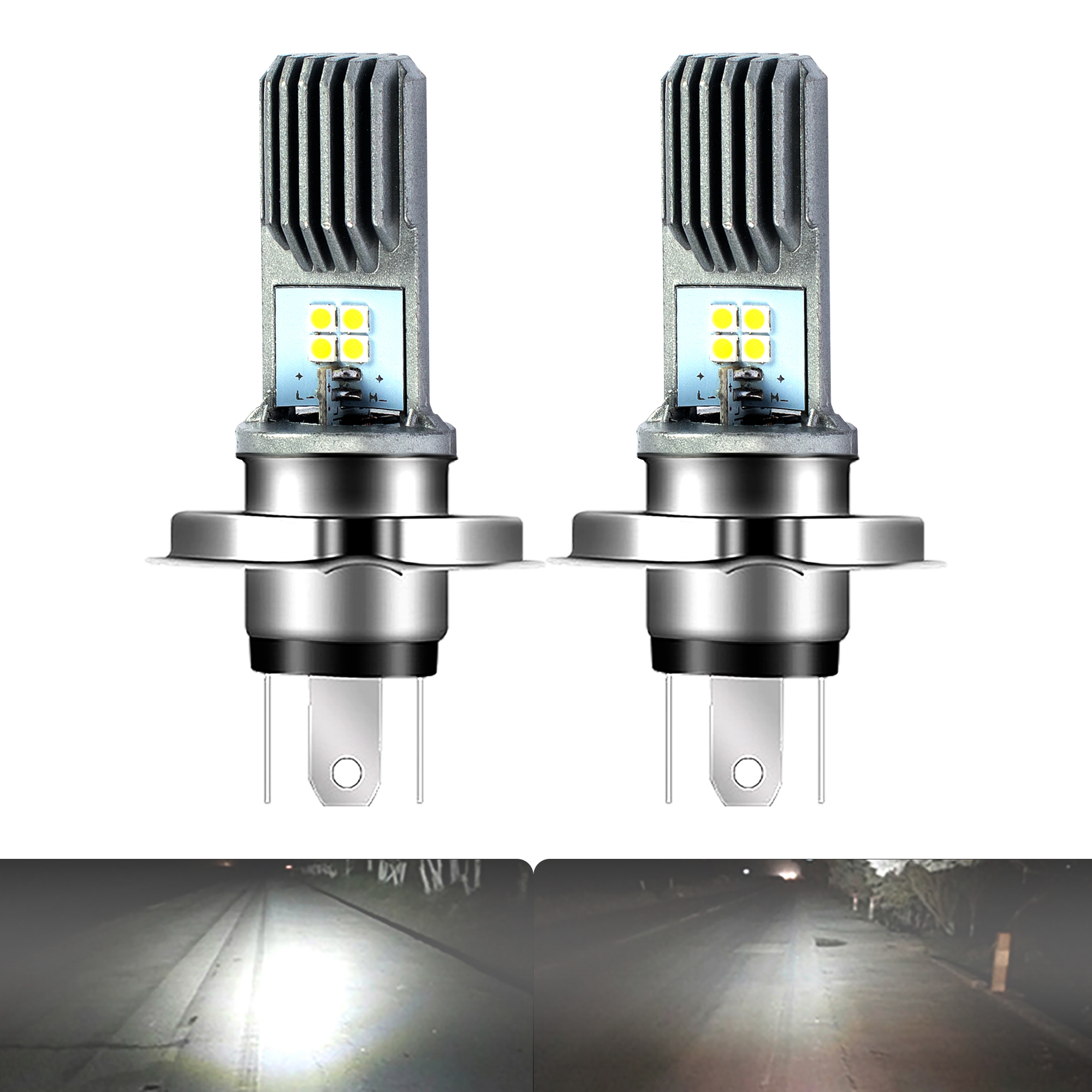 Mini Driving Lights for Motorcycle Lighting Systems Led Bulb Fog Driving Lights Bike Modified Parts Motorcycle H4 Led Headlight