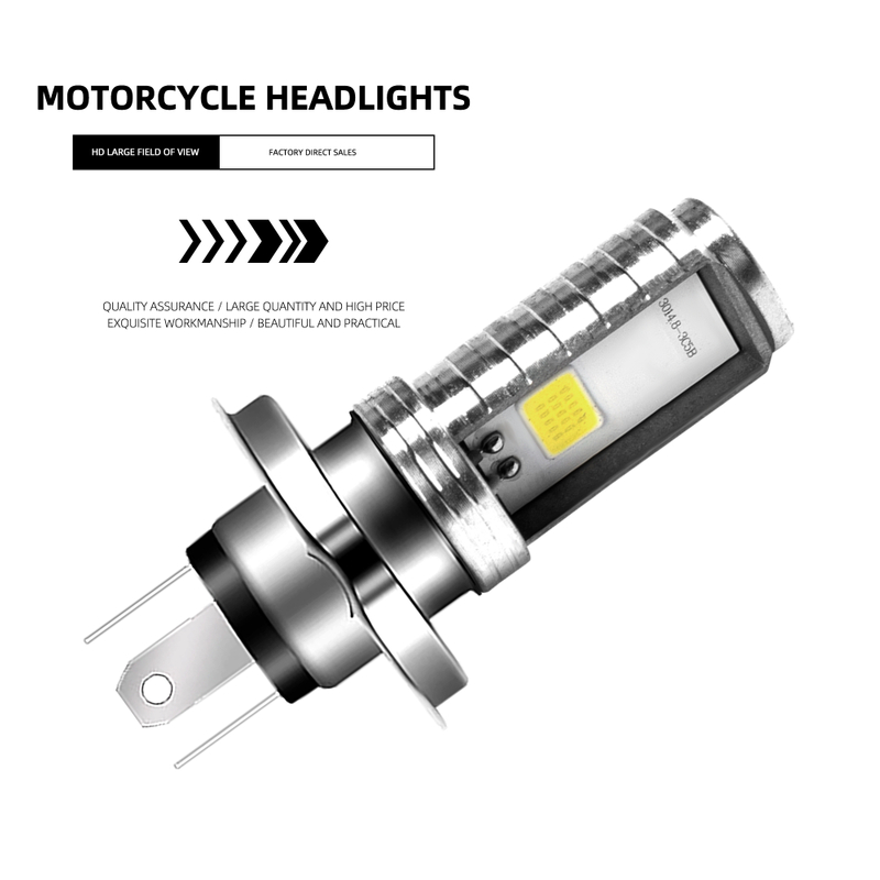 Motor Bike Accessories Motorcycle Modified Led H4 Headlight Angel Eyes Mini Driving Light Universal 12v Fog Spotlight