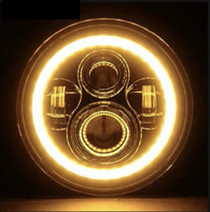 7 Inch Led Headlight Motorcycle Spotlight Motor Bikes Accessories Headlamp