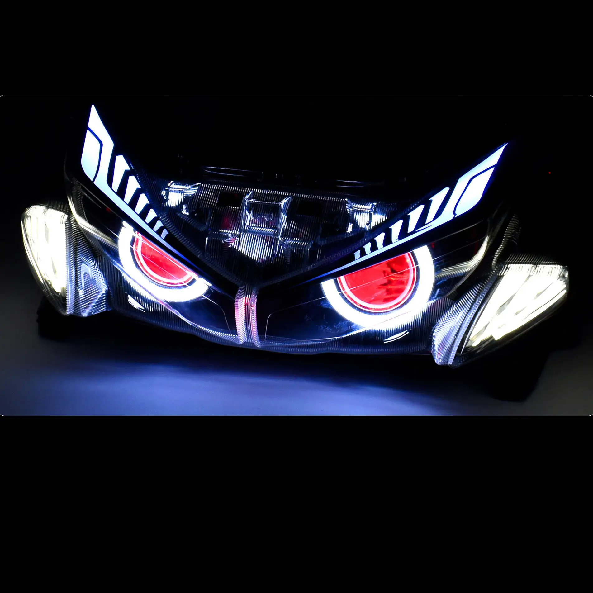 Modified Yamaha Nvx Aerox 155 Motorcycle LED Headlight Turn Signal Luces Para Motorcycle Spotlight