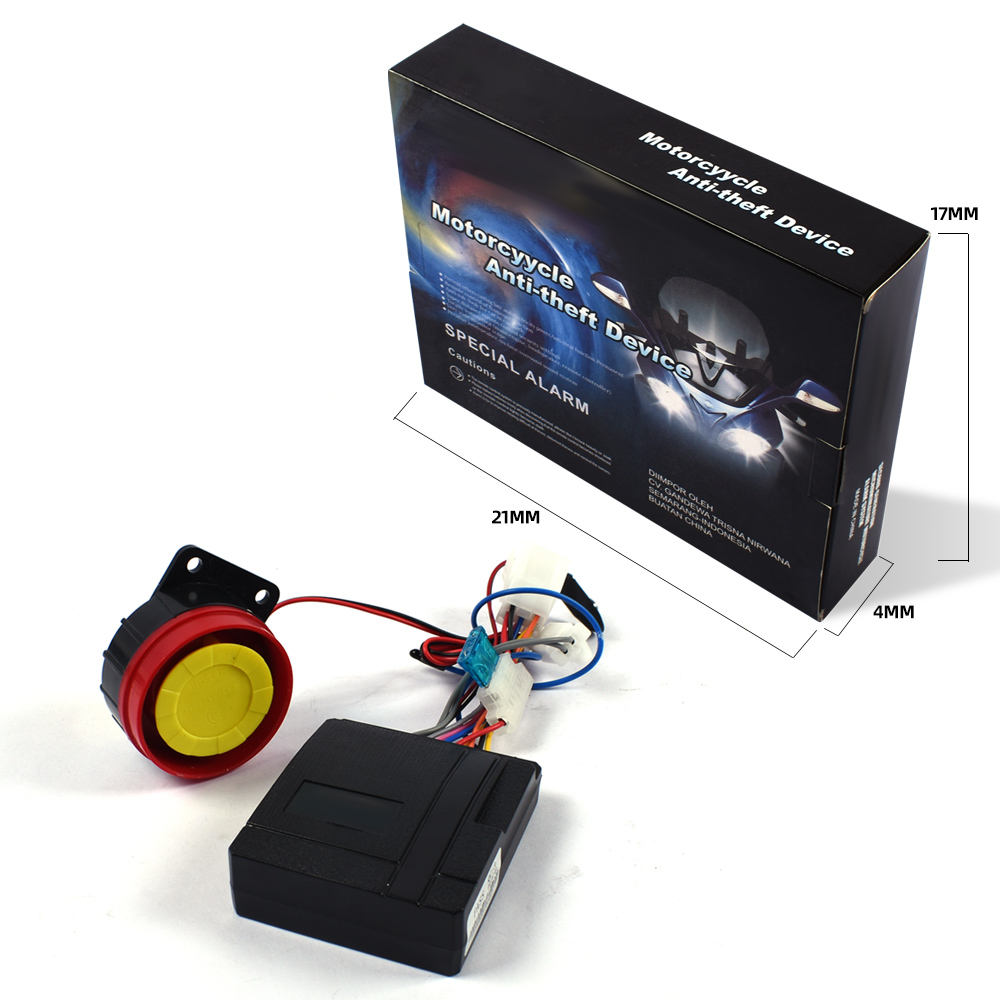 Cut Wise Anti Theft Protection One Click 12V Remote Control Motorcycle Security Alarma Para Moto Car Alarm SystemPopular