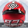 New Safety Breathable Helmet Integrally-mold Full Face Removable Bicycle Helmet Dirt Bike Motorcycle Helmet