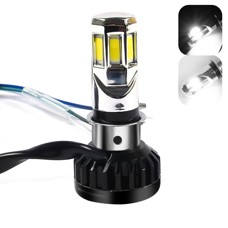 Motorbike Accessories Headlight Led Fog Light Spotlight 10-30v 35w H4 Bulb