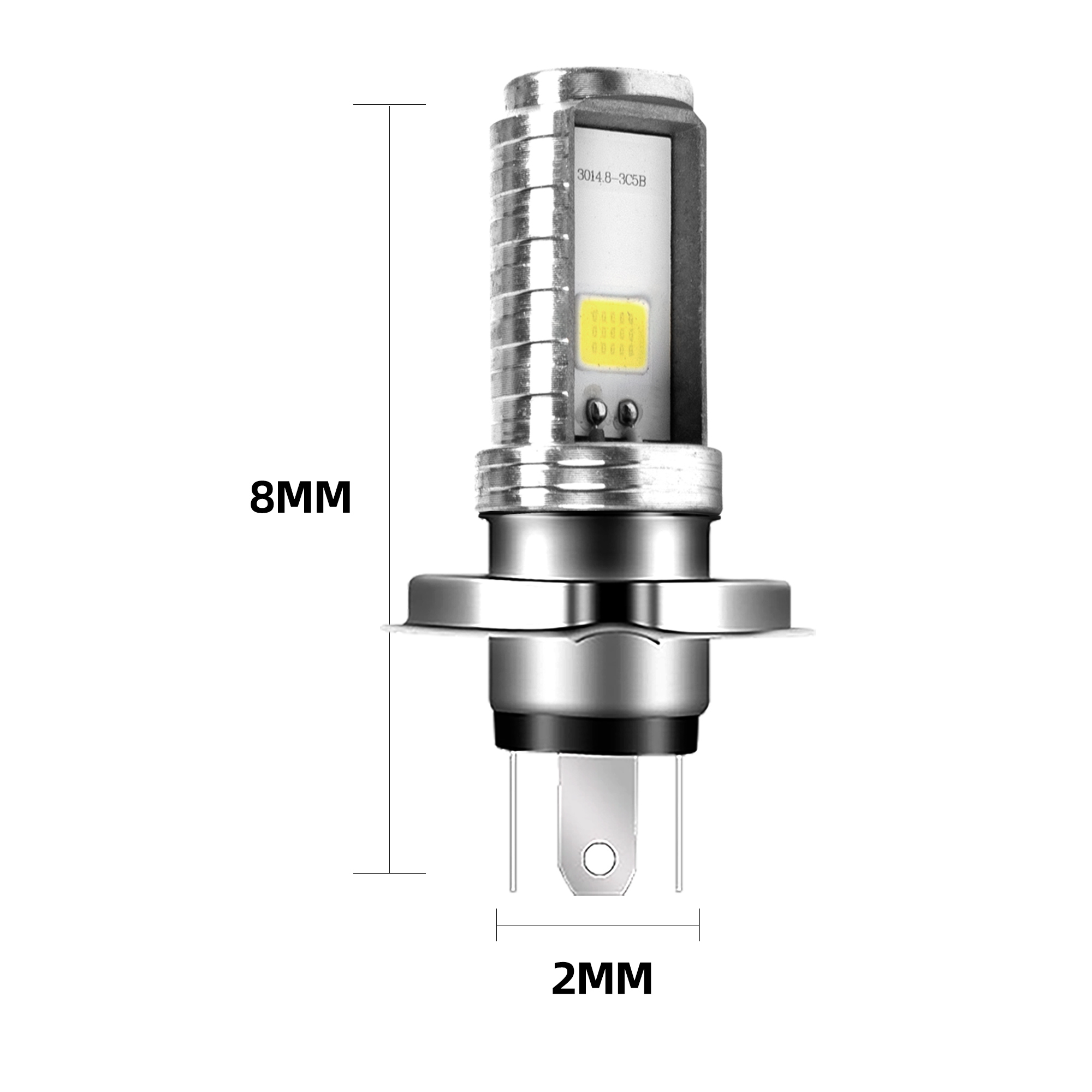 Motor Bike Accessories Motorcycle Modified Led H4 Headlight Angel Eyes Mini Driving Light Universal 12v Fog Spotlight