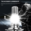Motorcycle H4 Led Bulbs Light Headlight Replaceable Spotlight Motorbike Accessories