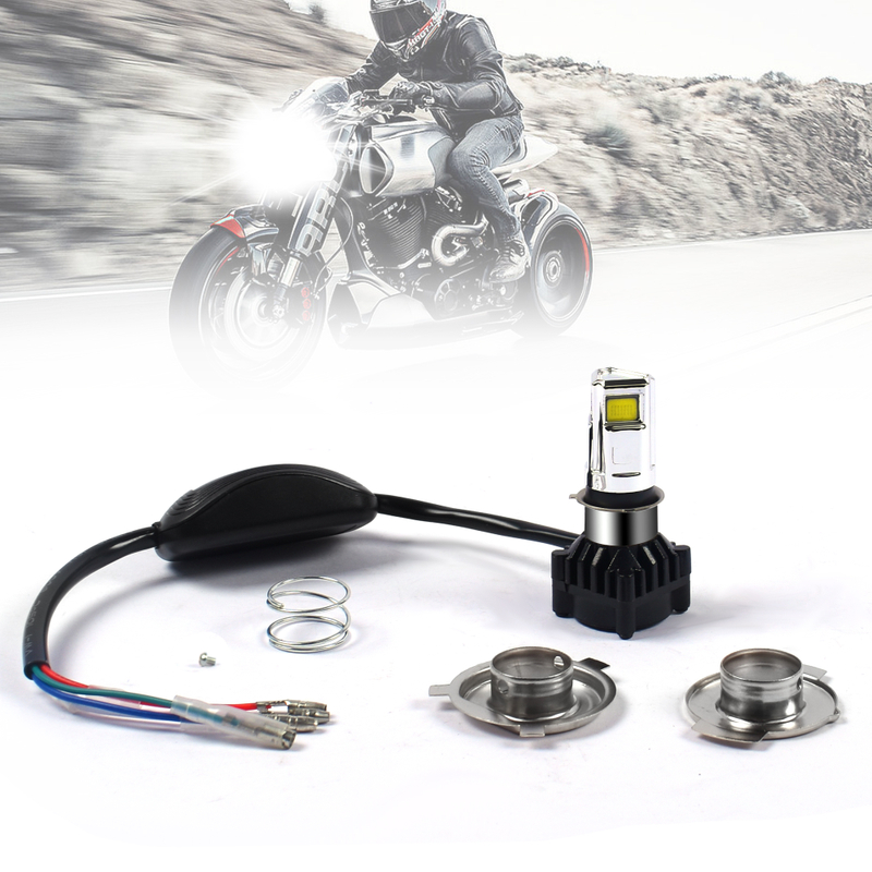 Mosaike Motorcycle Headlight Led Spotlight Super Bright Universal 10-30v 30w Motorcycle Headlamp Auto Parts