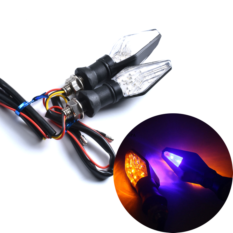Motorcycle Light System DC 12v Led Bulb Flow Pattern Universal Flowing Flicker Moto Signal Indicators Lights Brake Stop Lamps