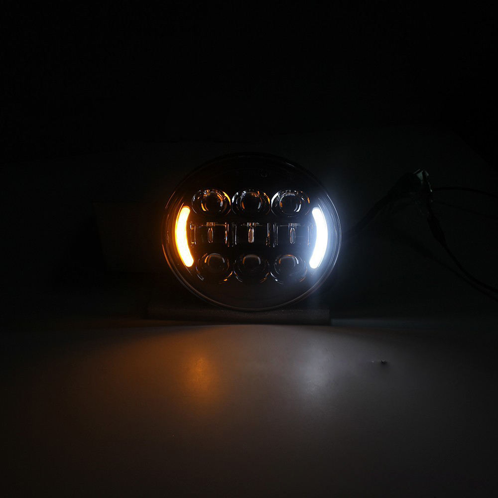 Motorcycle Led Headlight 6 Inches 30w Motorcycle Front Head Light High Low Beam Led For Universal Motorcycle And Car