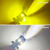 Motorcycle Led 9-80v Bulbs Highlight Lights Motorcycle H4 BA20D H6 Led Headlamp High Low Beam White Yellow