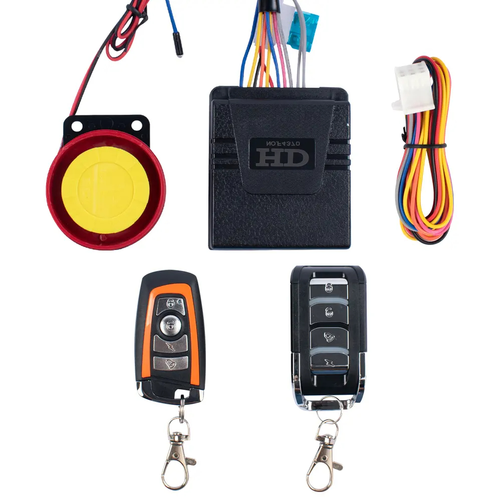 Universal 125DB tweeter design lever 5 sensor anti theft far transmission sound alarm motorcycle locks