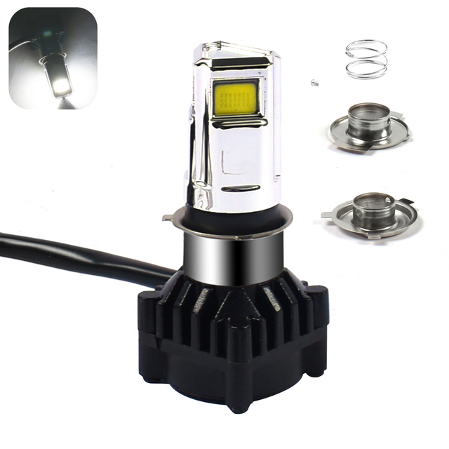 Mosaike Motorcycle Headlight Led Spotlight Super Bright Universal 10-30v 30w Motorcycle Headlamp Auto Parts