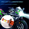 Motorcycle Led Headlight Copper Strip Cooling Led Driving Fog Light Car Spotlight H1 H4 Motorcycle Bulbs