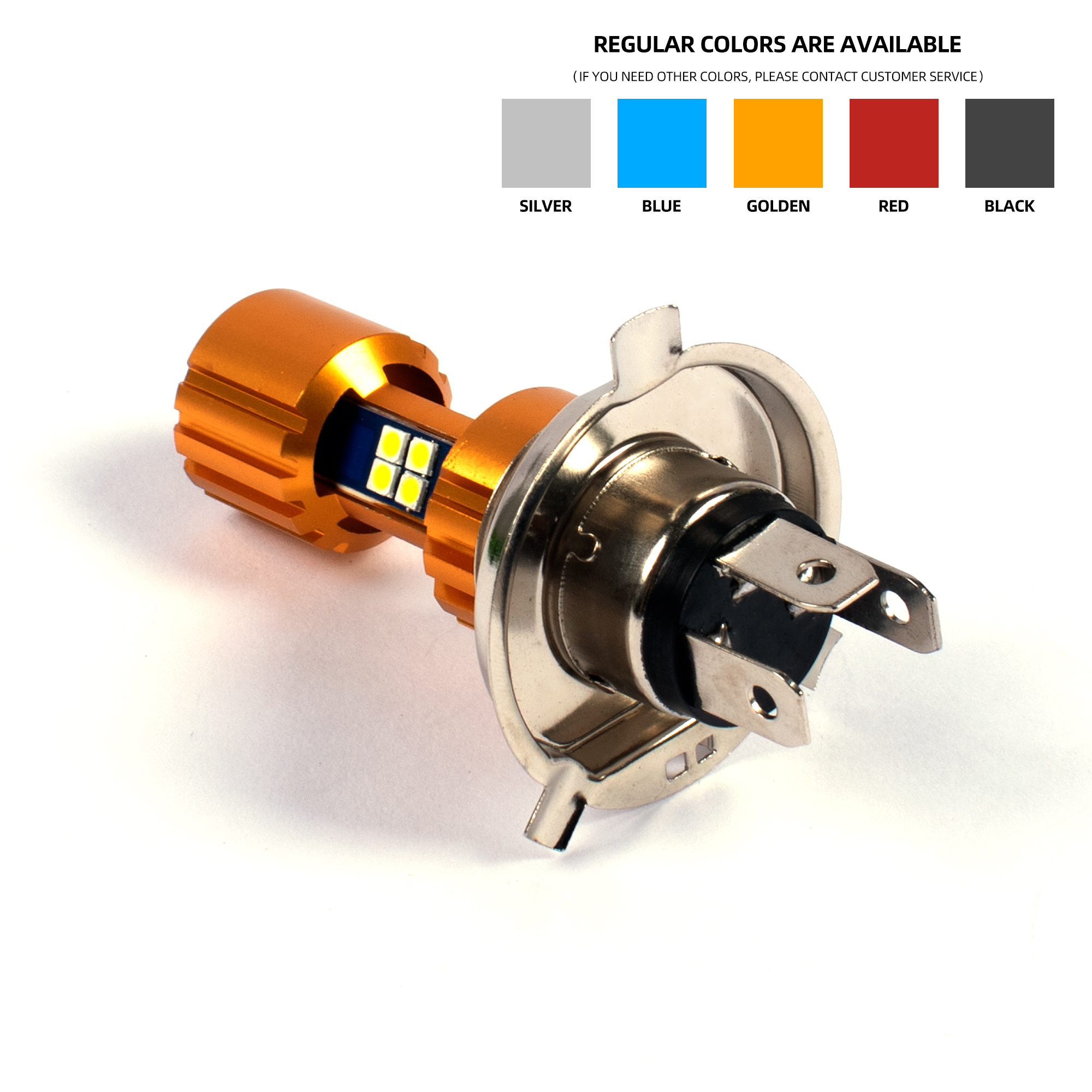 12V Motorcycle Led H4 Headlights Bulb Fog Lights Retrofit Mini Driving Lights For Motorcycle