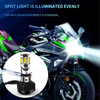 Motorbike Accessories Headlight Led Fog Light Spotlight 10-30v 35w H4 Bulb