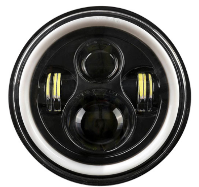 7 Inch Led Headlight Motorcycle Spotlight Motor Bikes Accessories Headlamp