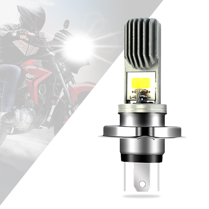 Motor Bike Accessories Motorcycle Lighting System Universal 12v Motorcycle Led H4 Headlight Bulb