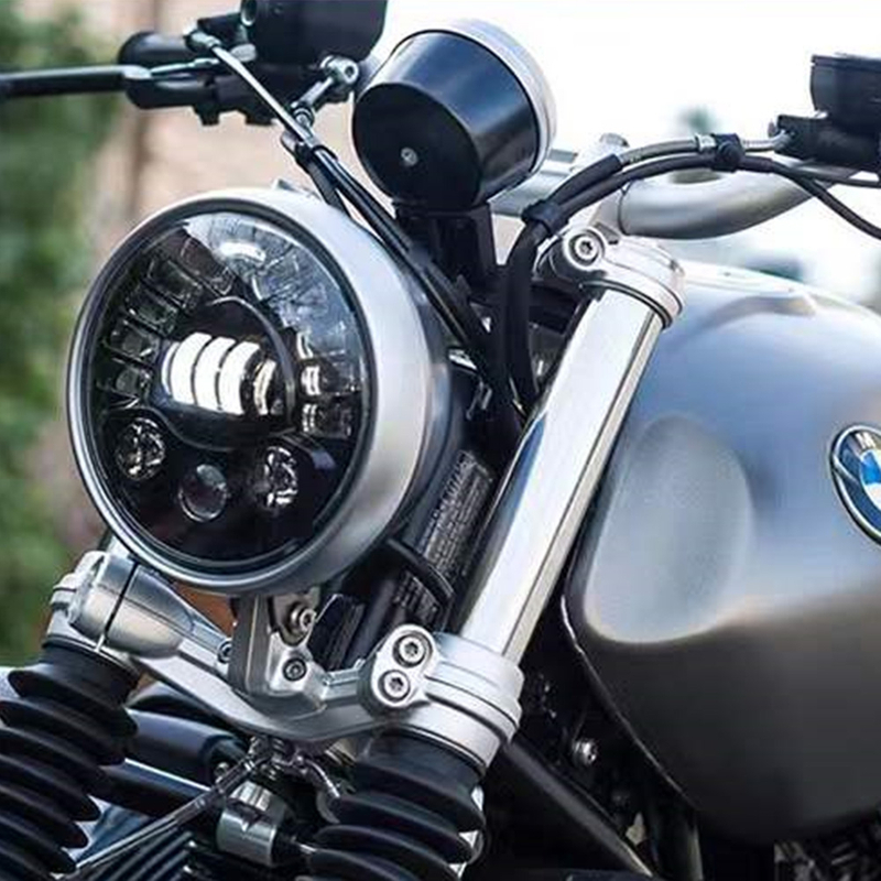 Factory Motorcycle Car Spotlight Waterproof 7" Inch Round Led Dirt Bike Headlight For Jeep Wrangler For Motorcycle
