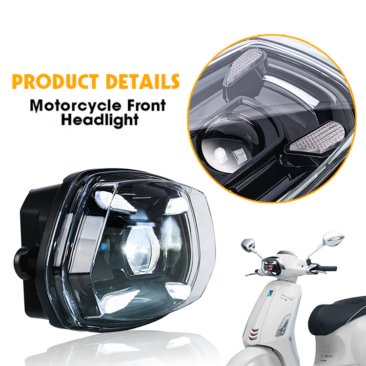 Vespa Sprint 150 Motorcycle Led Headlight Spotlight Fog/Driving Lights Part Vespa Accessories