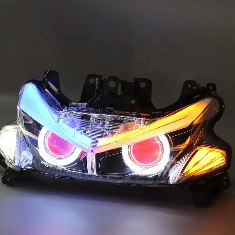 Modified Yamaha Nvx Aerox 155 Motorcycle LED Headlight Turn Signal Luces Para Motorcycle Spotlight