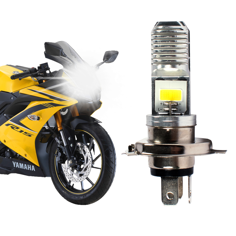 Universal 12v Mini Driving Light Bike H4 Headlight Led Bulb For Motorcycle