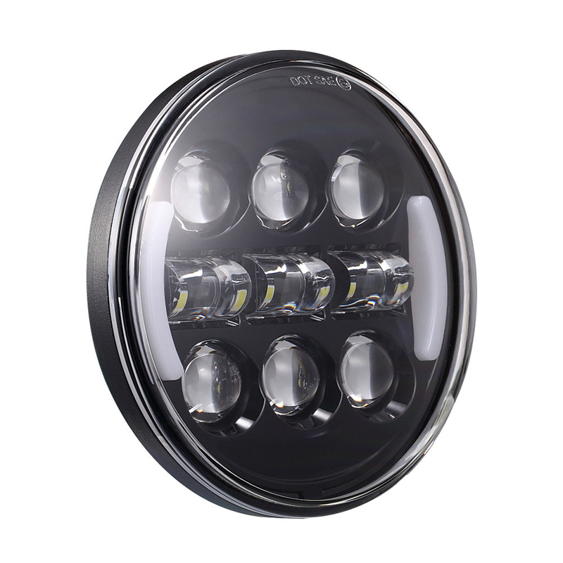 Motorcycle Led Headlight 6 Inches 30w Motorcycle Front Head Light High Low Beam Led For Universal Motorcycle And Car