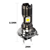 Motorcycle Led Headlights H4 Bulb Mini Driving Auxiliary Strobe Fog Lights Motorcycle Spotlights
