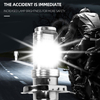Motor Bike Accessories Motorcycle Modified Led H4 Headlight Angel Eyes Mini Driving Light Universal 12v Fog Spotlight