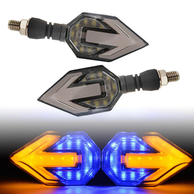 Motorcycle Light System Universal Motorcycle Indicators Led Turn Strobe Signal Lights Modified Bike Accessories