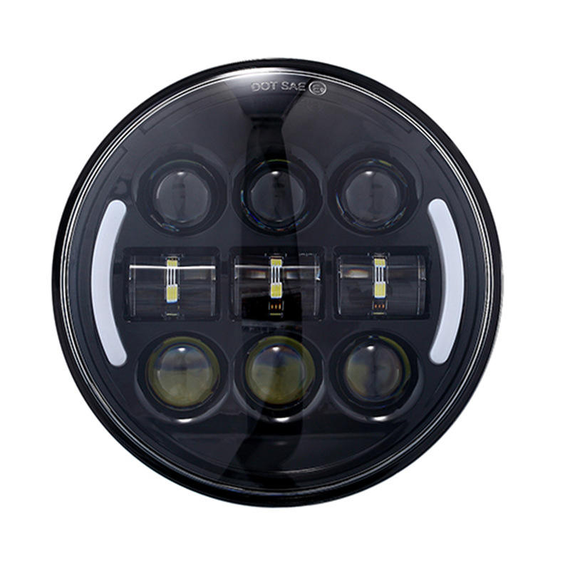 Motorcycle Led Headlight 6 Inches 30w Motorcycle Front Head Light High Low Beam Led For Universal Motorcycle And Car