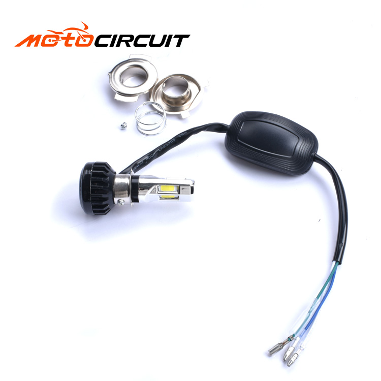 Motorcycle Led Headlight High Bright P15D 12W 6500K Hi/Lo Beam Electric Motorcycle Lamp Fog Driving DRL Spotlight Bulb