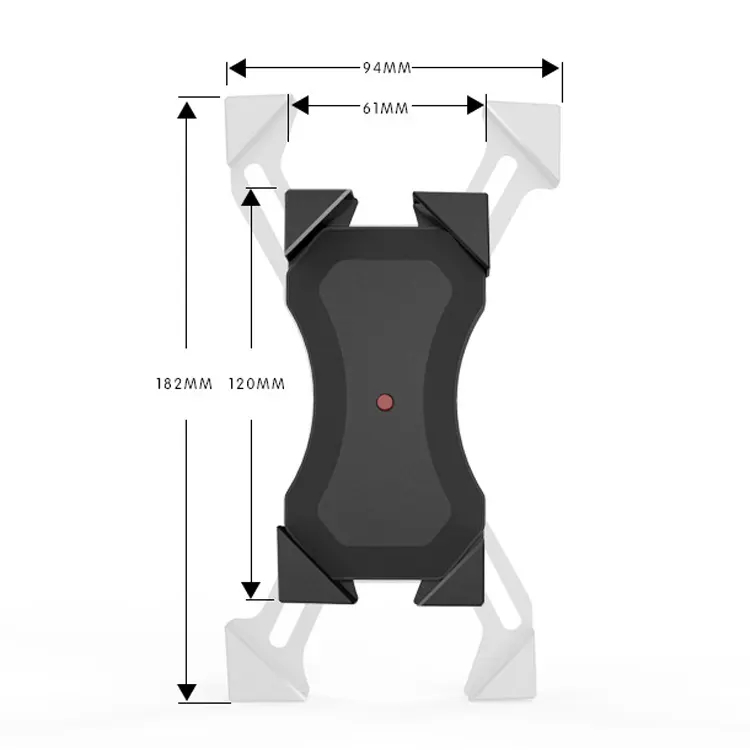 Adjustable 4 Claws universal bike all size mount Silicone Waterproof Outdoor Mountain motorcycle phone holder