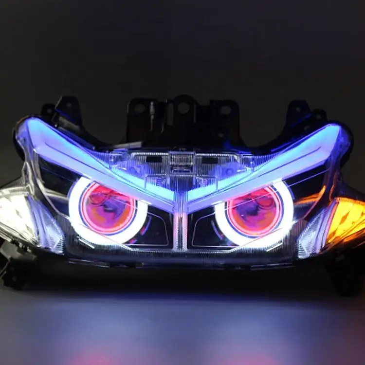 Modified Yamaha Nvx Aerox 155 Motorcycle LED Headlight Turn Signal Luces Para Motorcycle Spotlight