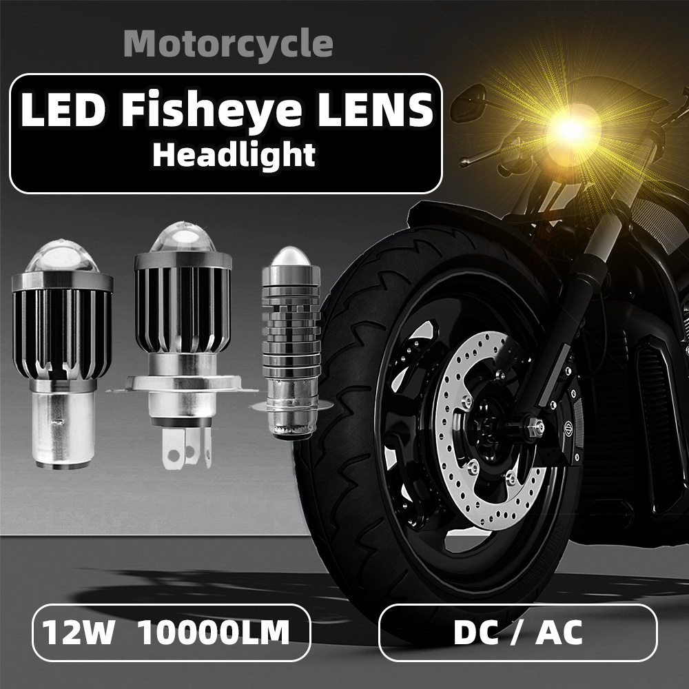 Motorcycle Lighting System LED Motorcycle Light Bulb Waterproof Lights Fog Spotlight Blubs