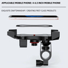 Adjustable 4 Claws universal bike all size mount Silicone Waterproof Outdoor Mountain motorcycle phone holder
