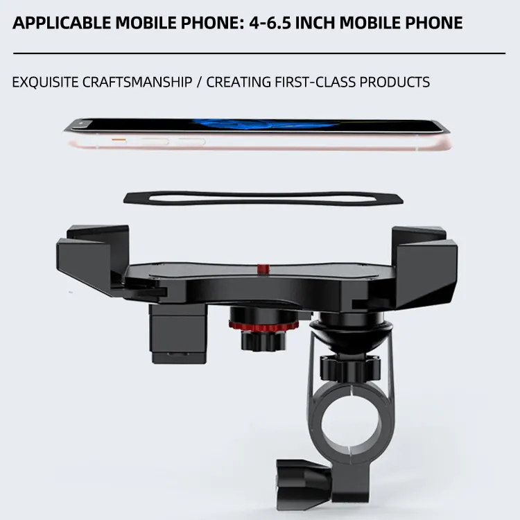 Adjustable 4 Claws universal bike all size mount Silicone Waterproof Outdoor Mountain motorcycle phone holder