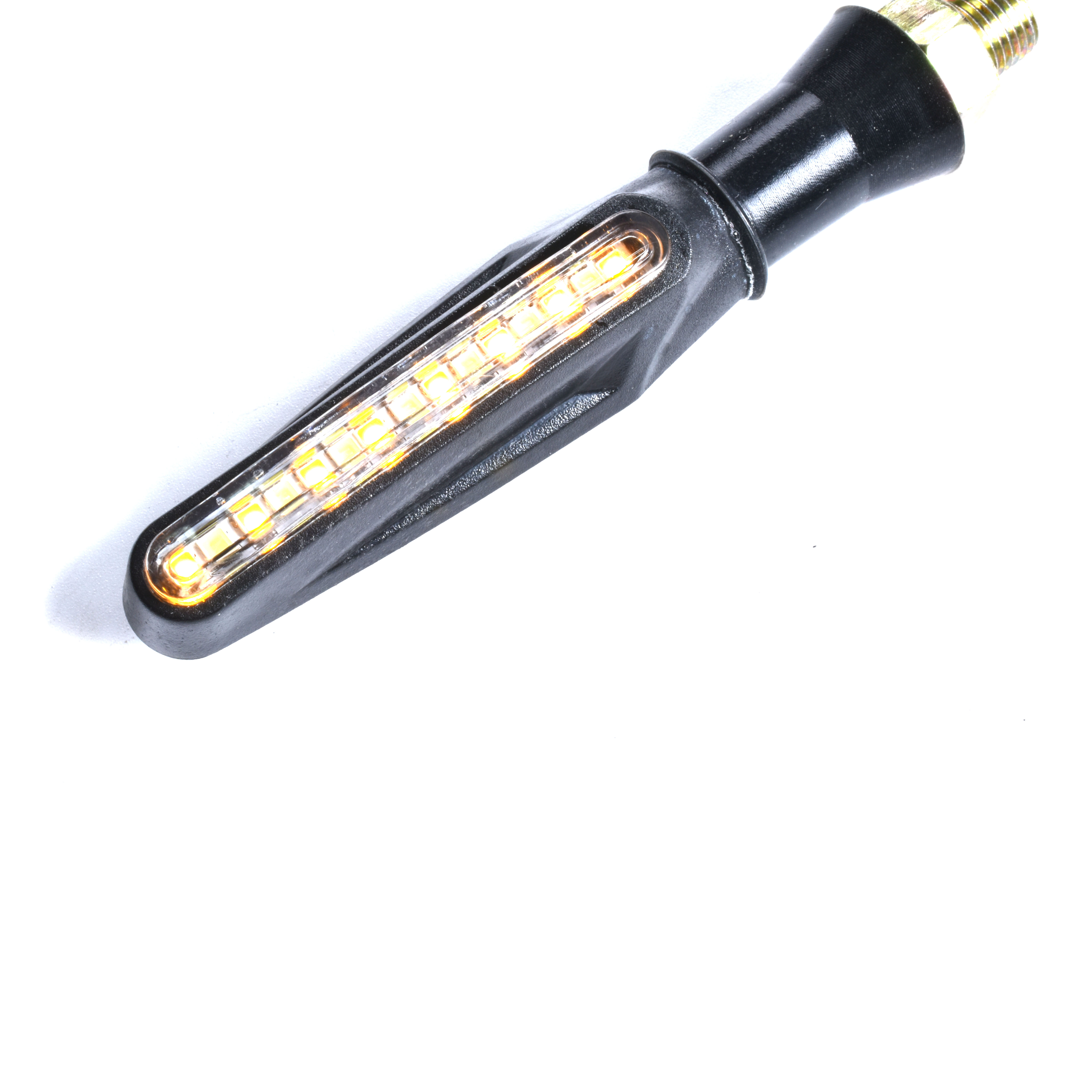 12v LED Motorcycle Front Handlebar Turning Light Universal Motorbike LED turn signal Water Flow Indicator light