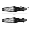 Motorcycle Universal 12V White Power Lighting System Led Turn Tail Signal Angel Eyes Motorbike Indicator Light