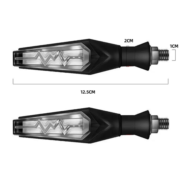Motorcycle Universal 12V White Power Lighting System Led Turn Tail Signal Angel Eyes Motorbike Indicator Light