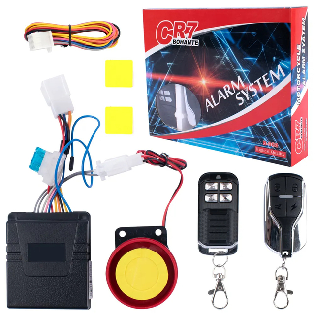 Alarma motos Anti theft Three dimensional sensing lever 5 125DB tweeter 2 way security system motorcycle alarm