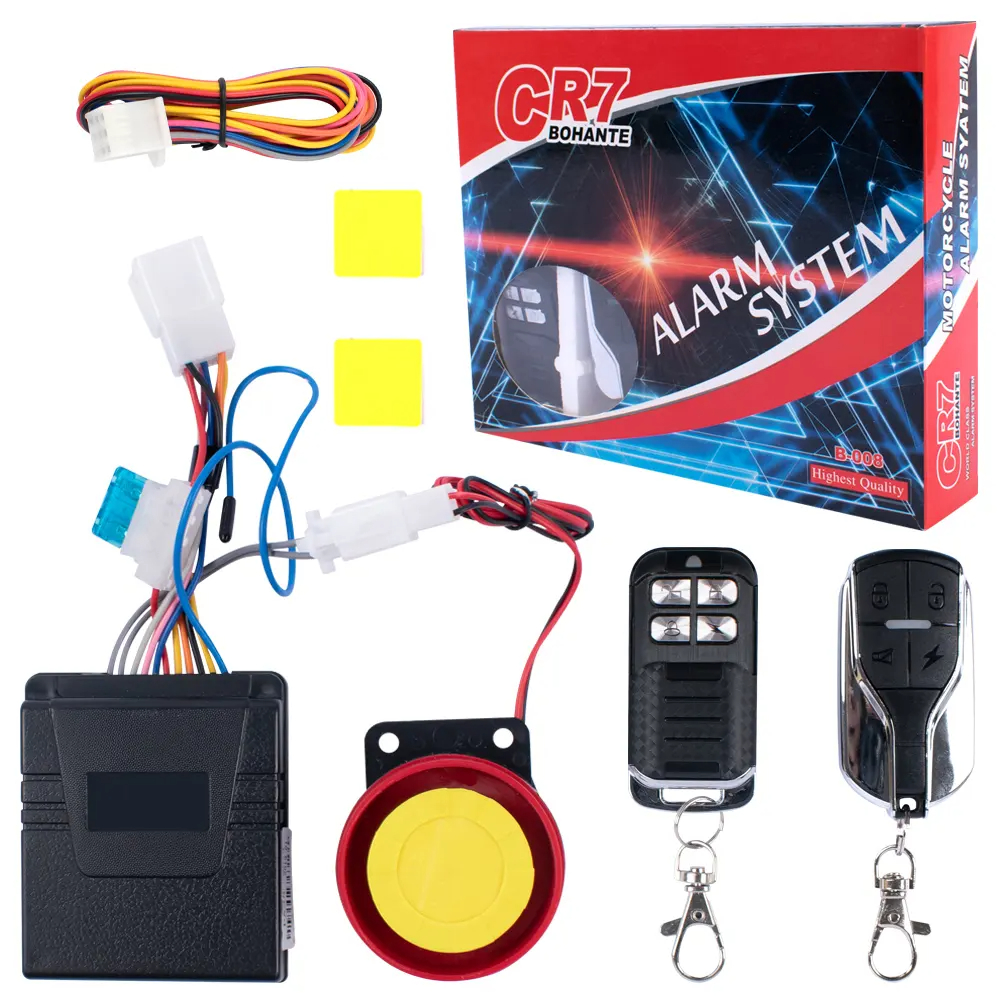 Alarma motos Anti theft Three dimensional sensing lever 5 125DB tweeter 2 way security system motorcycle alarm