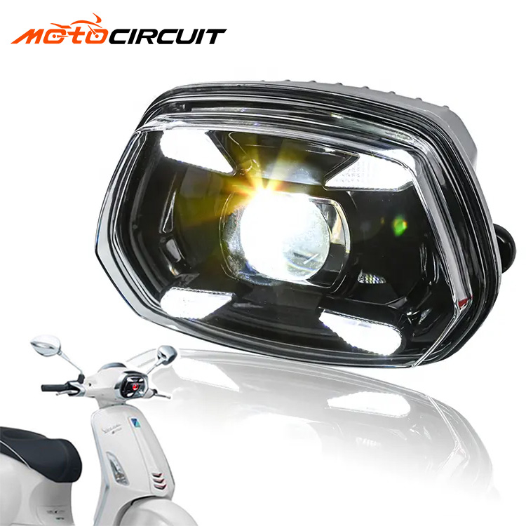Vespa Sprint 150 Motorcycle Led Headlight Spotlight Fog/Driving Lights Part Vespa Accessories