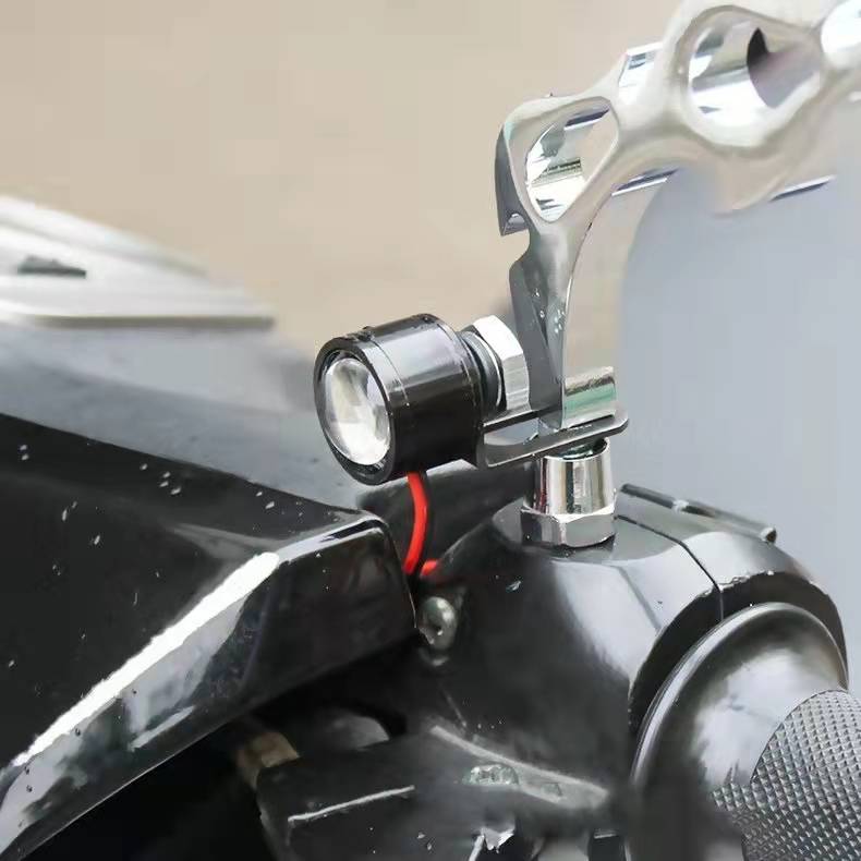 External Led Motorcycle Spotlight Bike Headlight 30w 12v Ip65 Waterproof Auxiliary