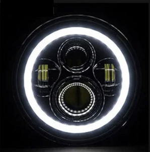 7 Inch Led Headlight Motorcycle Spotlight Motor Bikes Accessories Headlamp