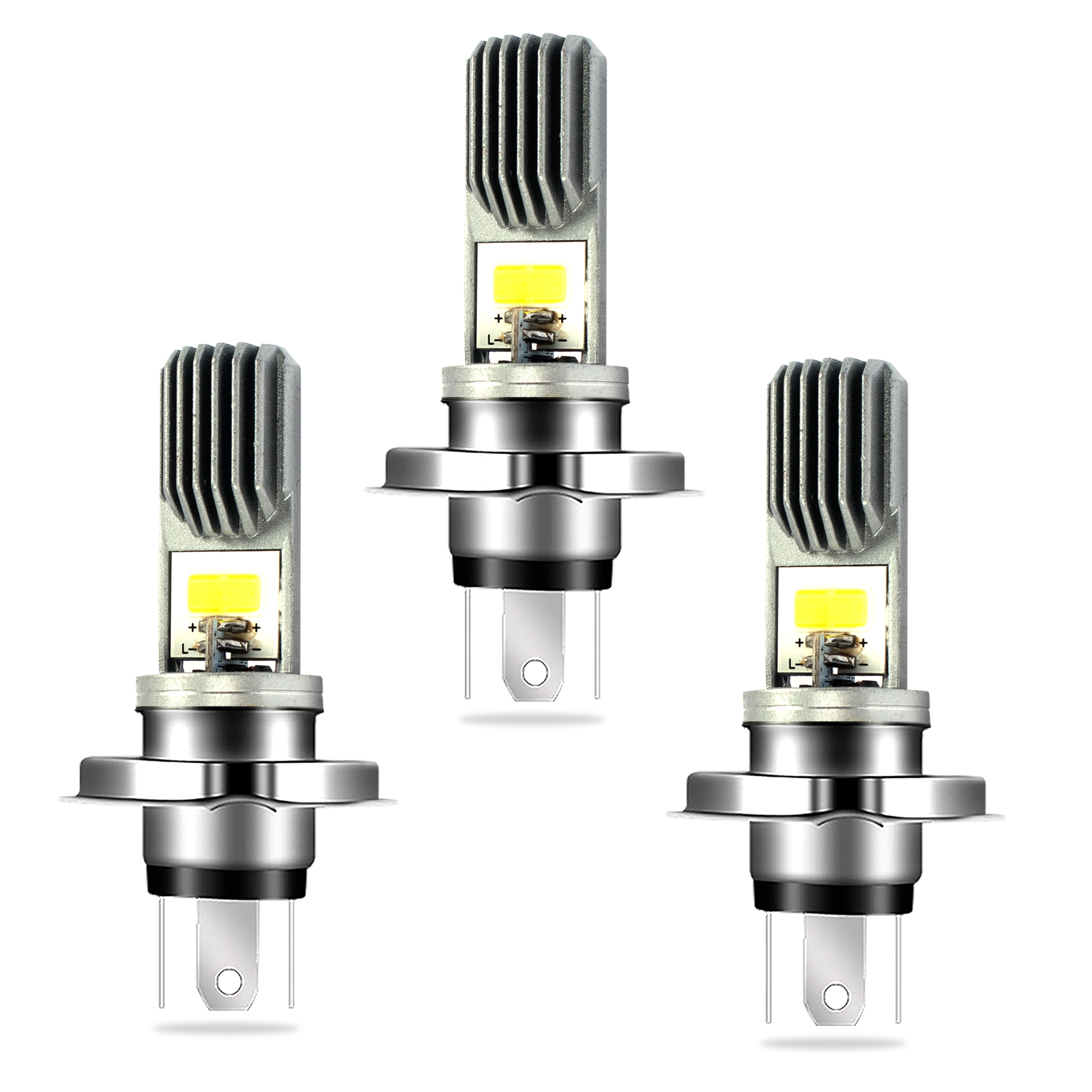 Motor Bike Accessories Motorcycle Lighting System Universal 12v Motorcycle Led H4 Headlight Bulb